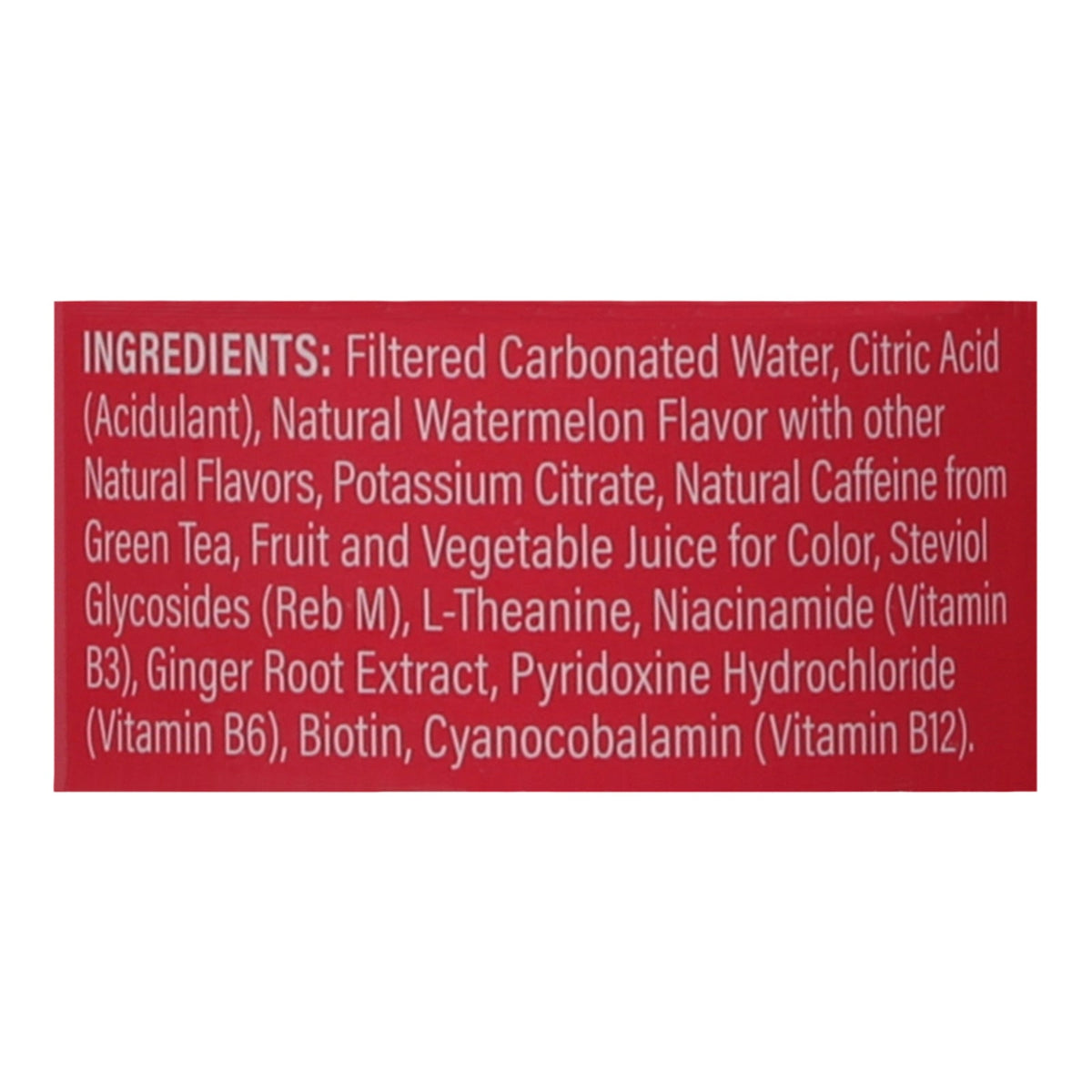 Gorgie Watermelon Crush Sparkling Energy Drink, 12 fl oz (Case of 12)