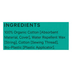The Honey Pot Super Unscented Tampons with Plastic Applicator, 18 ct