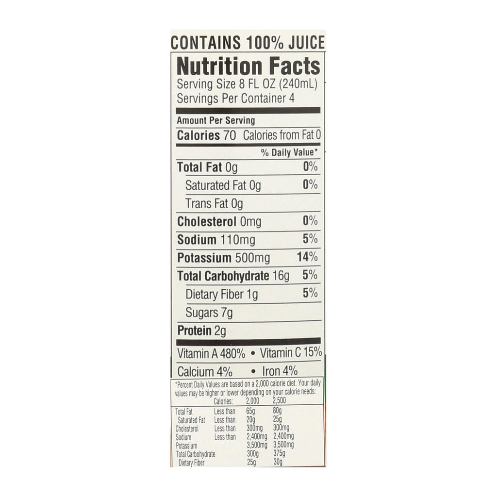 R.W. Knudsen Organic Carrot Juice, 32 fl oz (Case of 6)