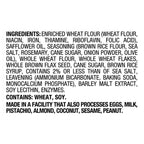 Back to Nature Rosemary & Olive Oil Stoneground Wheat Crackers, 5 oz (Case of 6)