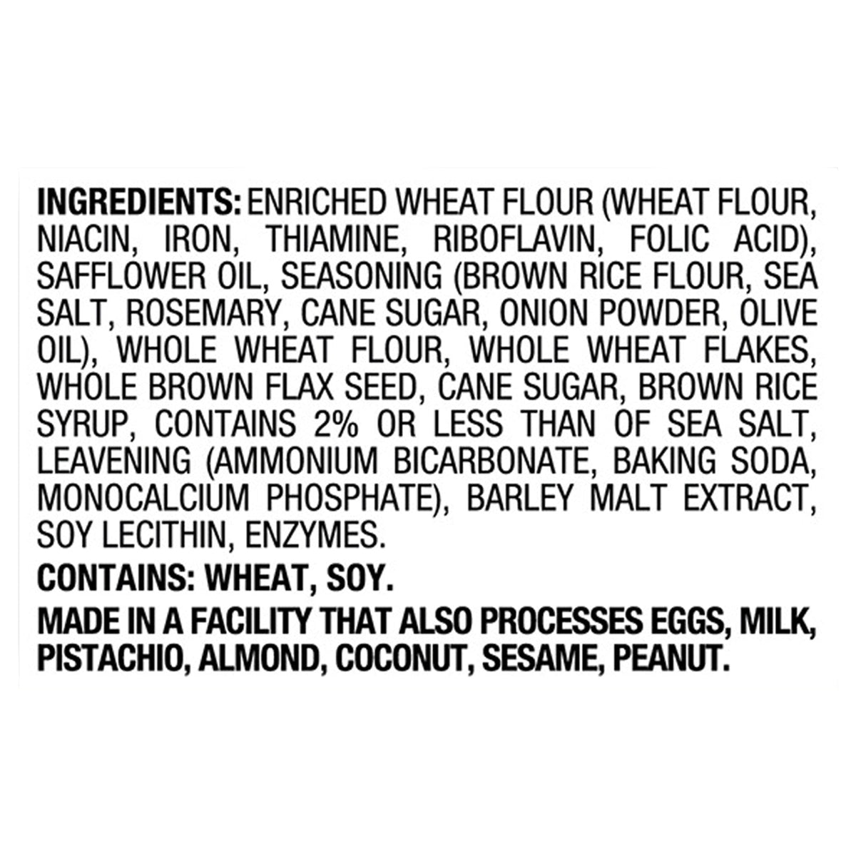 Back to Nature Rosemary & Olive Oil Stoneground Wheat Crackers, 5 oz (Case of 6)