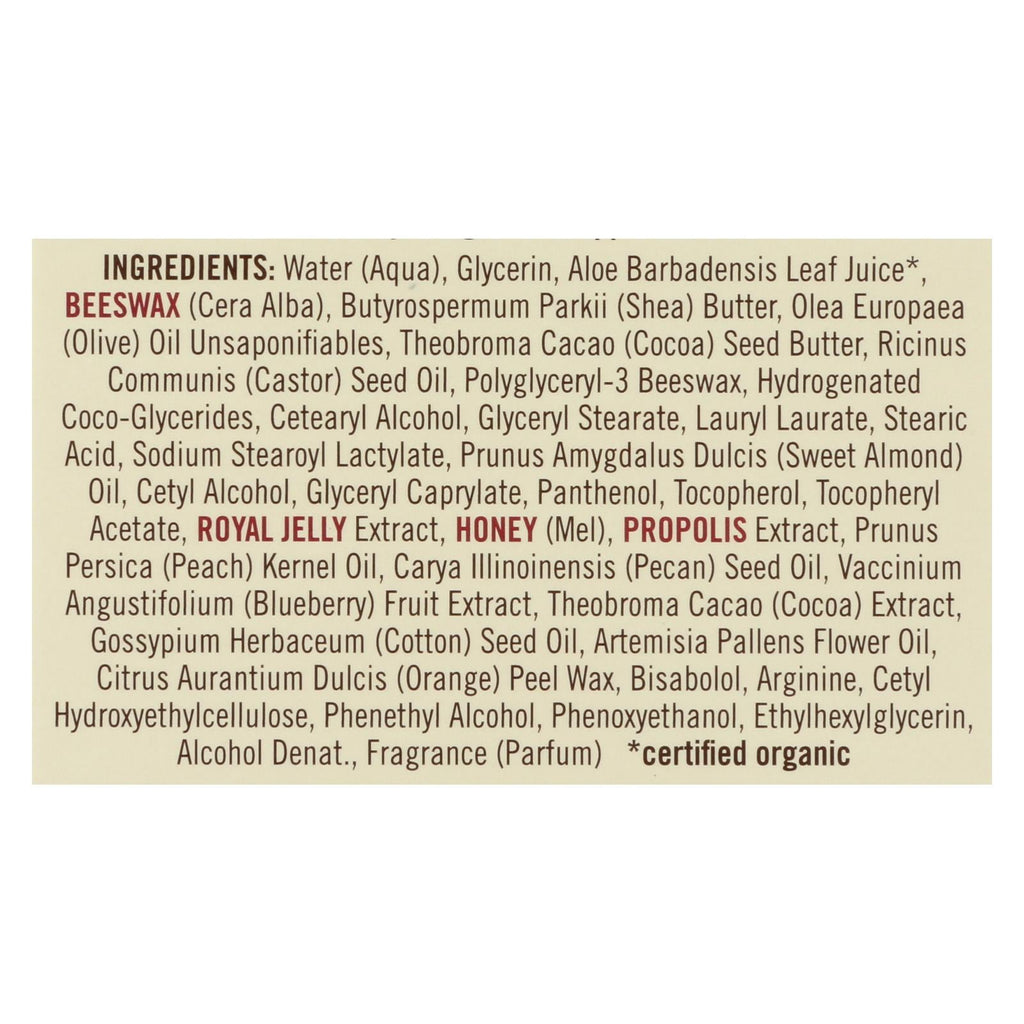 Savannah Bee Beeswax Hand Cream, 3.4 fl oz (Case of 6)