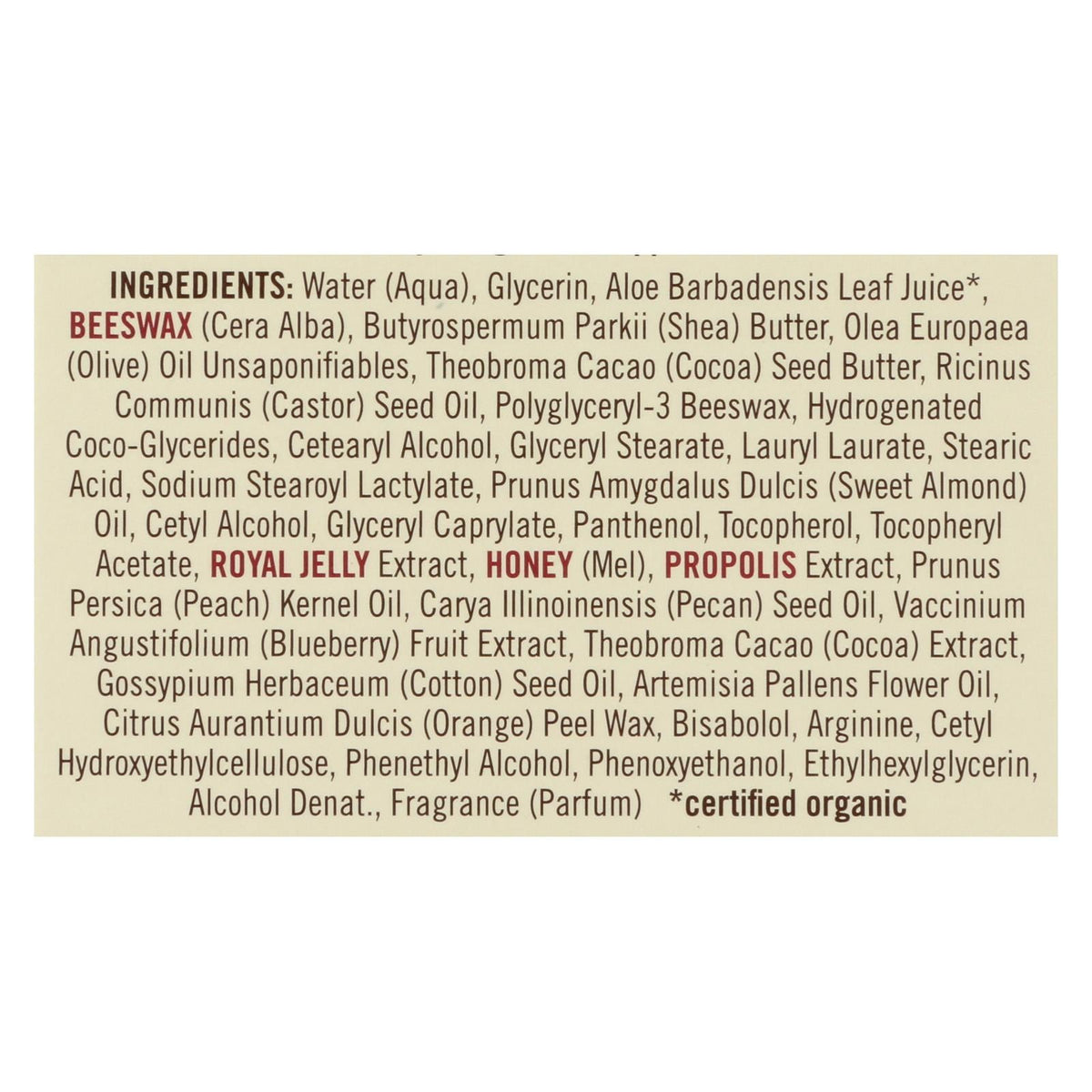 Savannah Bee Beeswax Hand Cream, 3.4 fl oz (Case of 6)