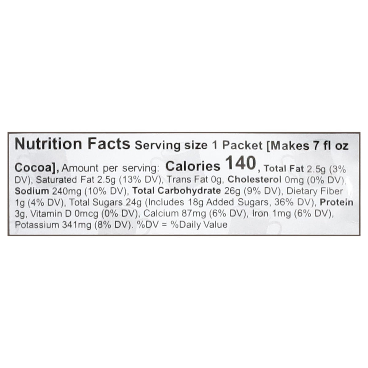 Cocoa Classics Chocolate Supreme Cocoa Packets, 1.25 oz (Case of 12)