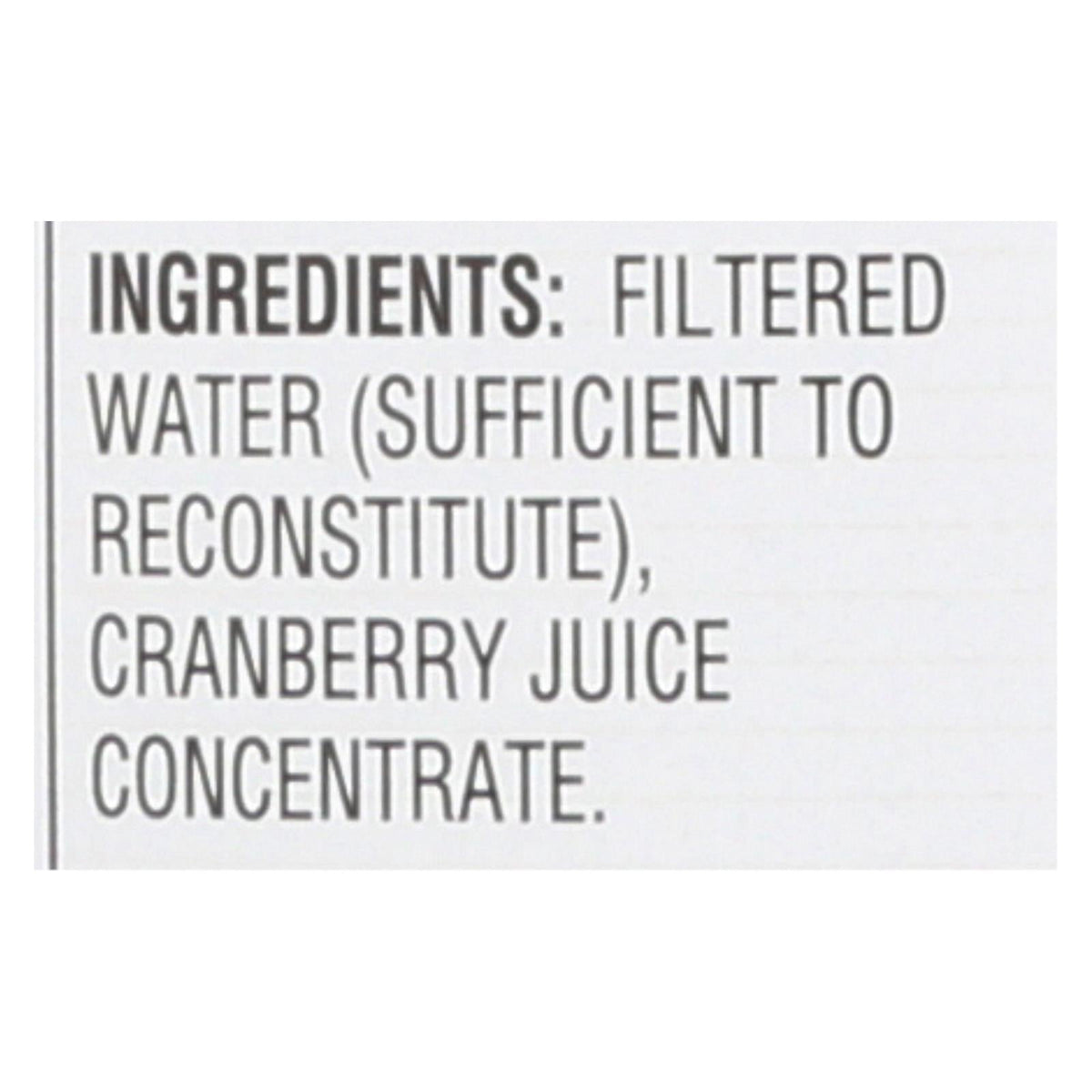 R.W. Knudsen Just Cranberry Juice, 32 fl oz (Case of 6)