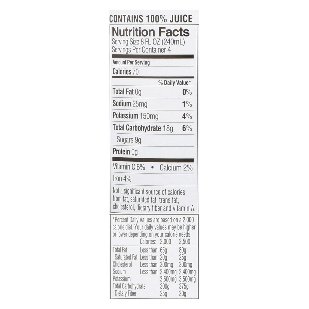 R.W. Knudsen Just Cranberry Juice, 32 fl oz (Case of 6)