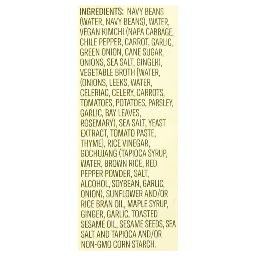 Heyday Kimchi Sesame Navy Beans, 15 oz (Case of 12)