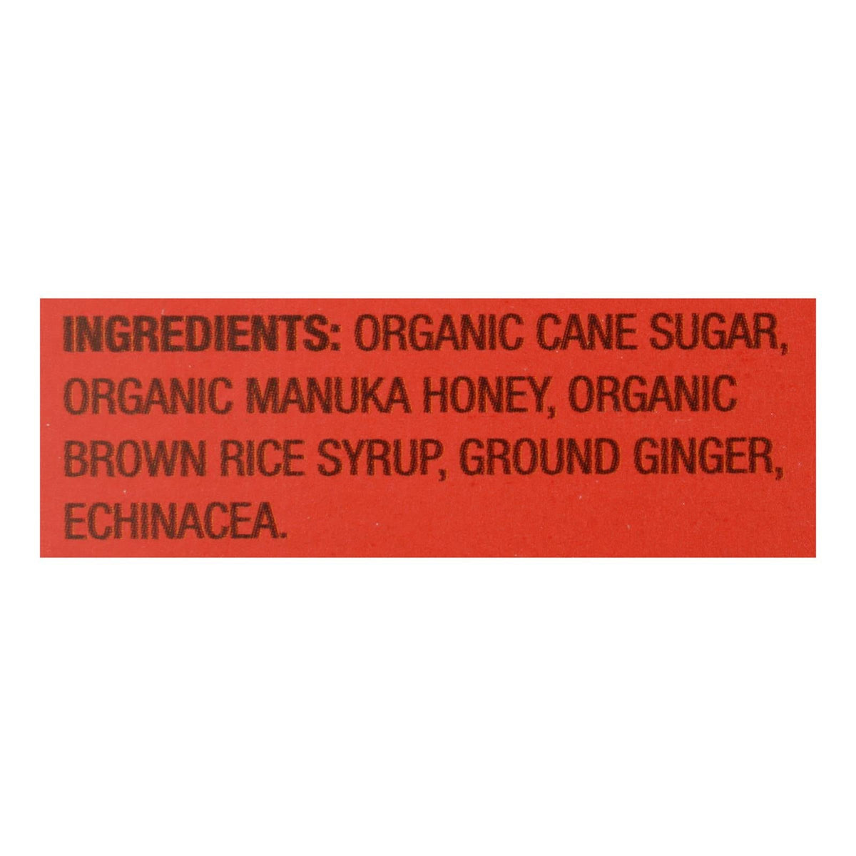 Wedderspoon Organic Ginger Manuka Honey Drops, 4 oz