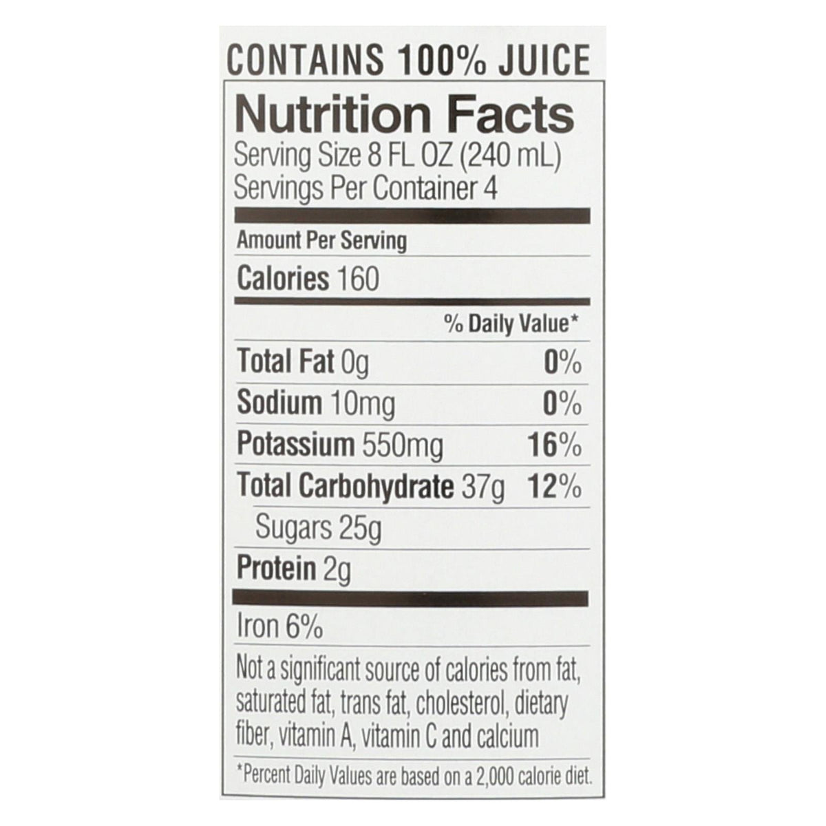 R.W. Knudsen Just Black Cherry Juice, 32 fl oz (Case of 6)