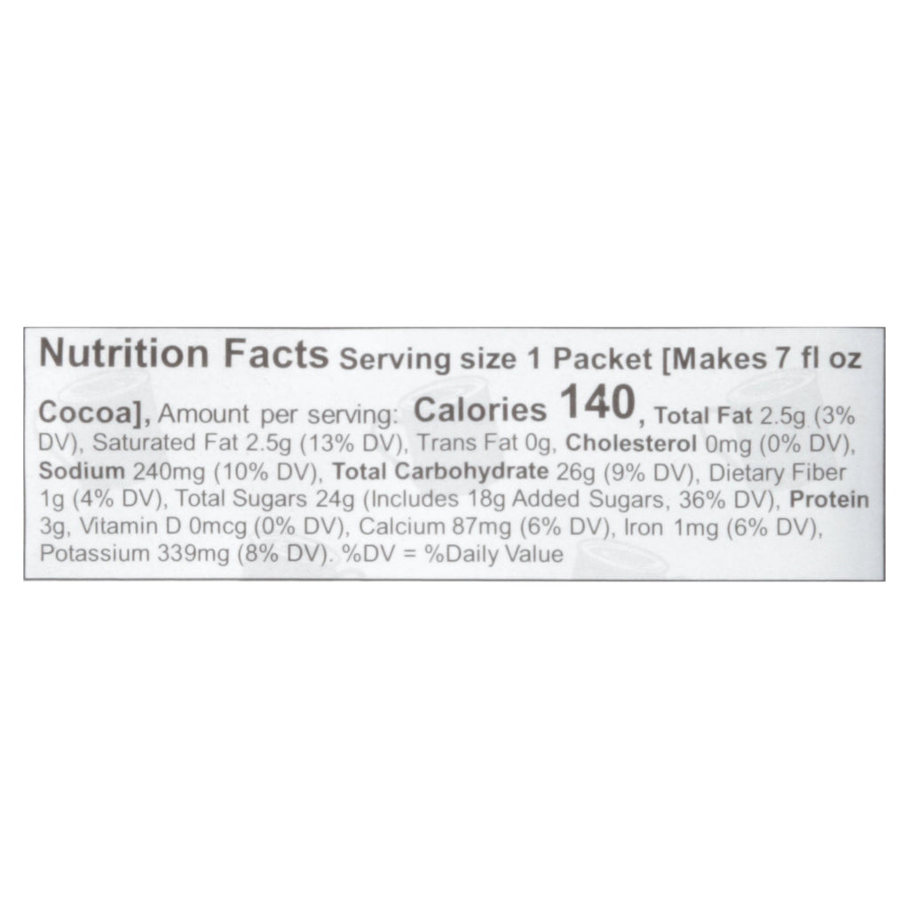 Cocoa Classics Chocolate Caramel Cocoa Packets, 1.25 oz (Case of 12)