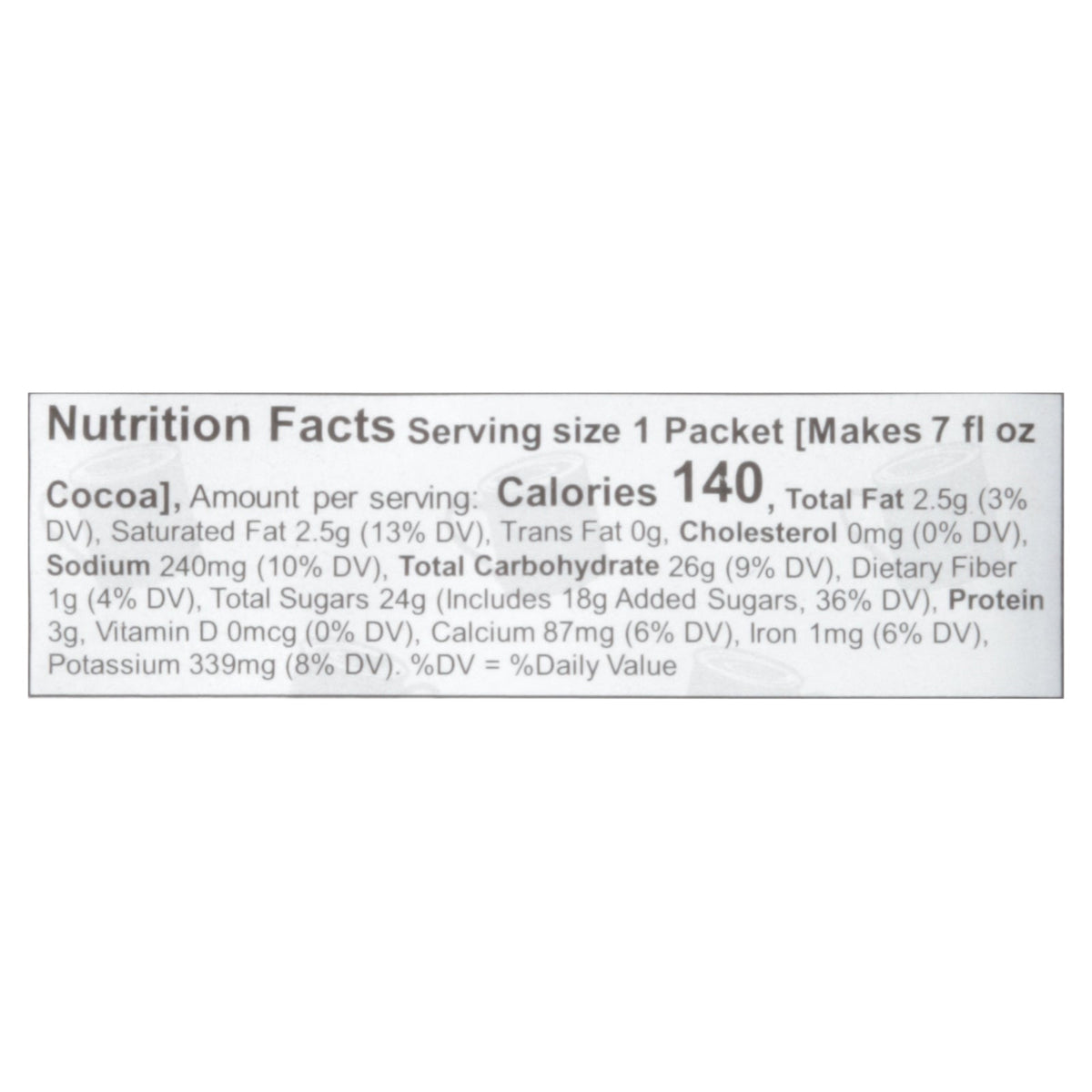 Cocoa Classics Chocolate Caramel Cocoa Packets, 1.25 oz (Case of 12)