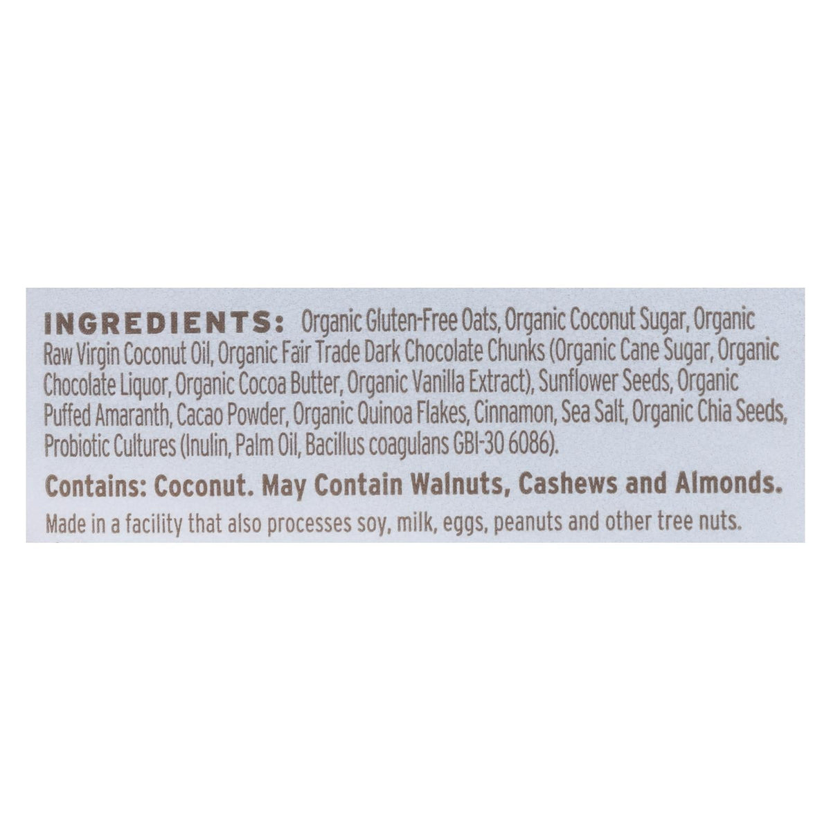 Purely Elizabeth Chocolate Sea Salt Probiotic Granola, 8 oz (Case of 6)