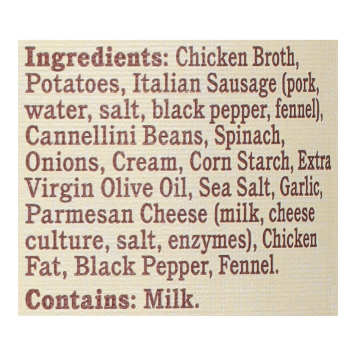 Rao's Sausage & Potato Soup, 16 oz (Case of 6)