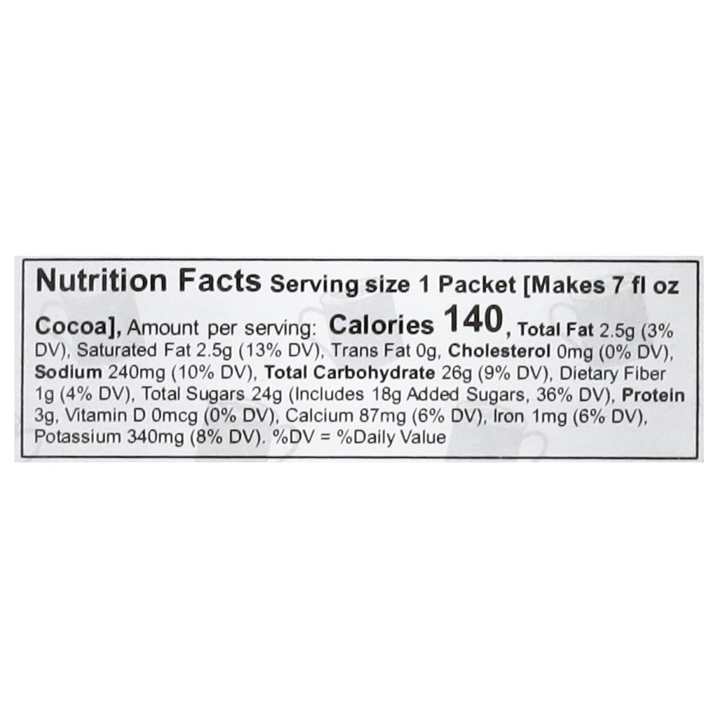Cocoa Classics Chocolate Raspberry Cocoa Packets, 1.25 oz (Case of 12)