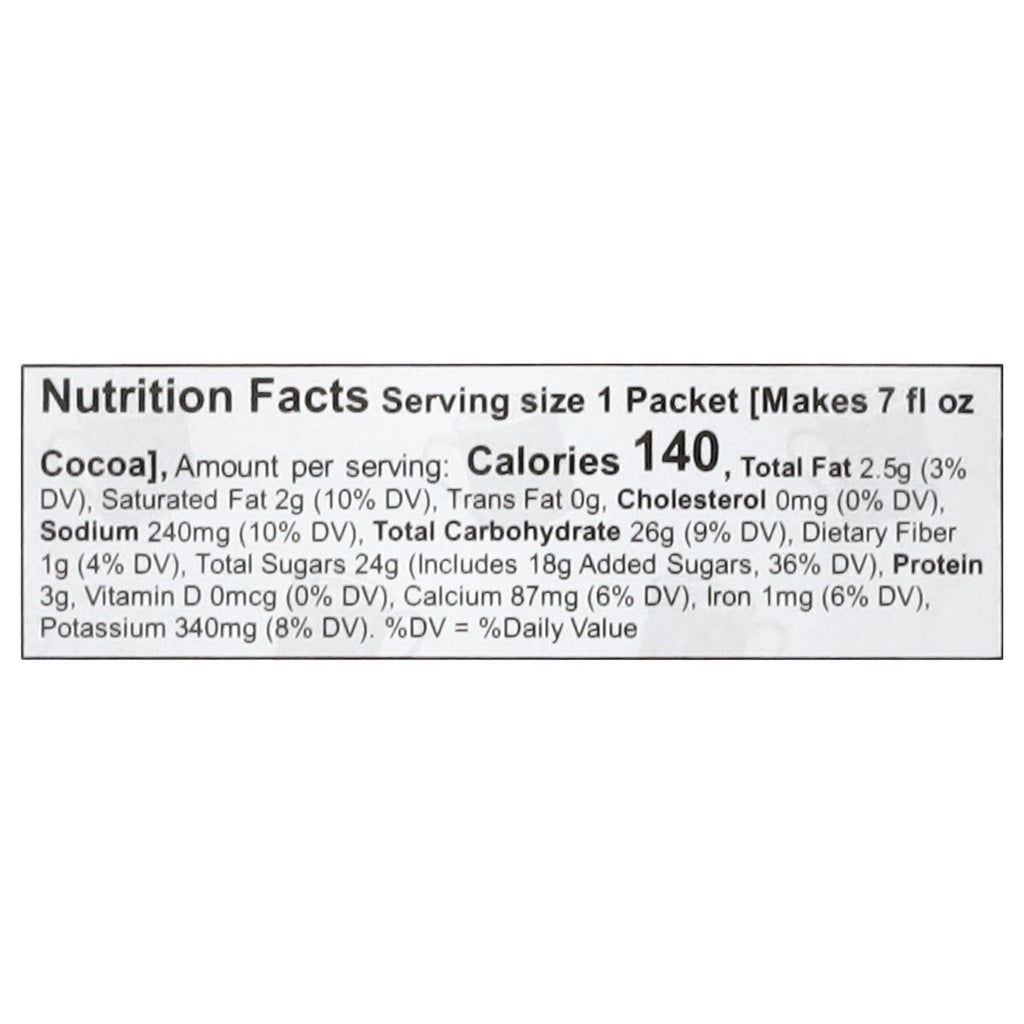 Cocoa Classics Chocolate Mint Cocoa Packets, 1.25 oz (Case of 12)