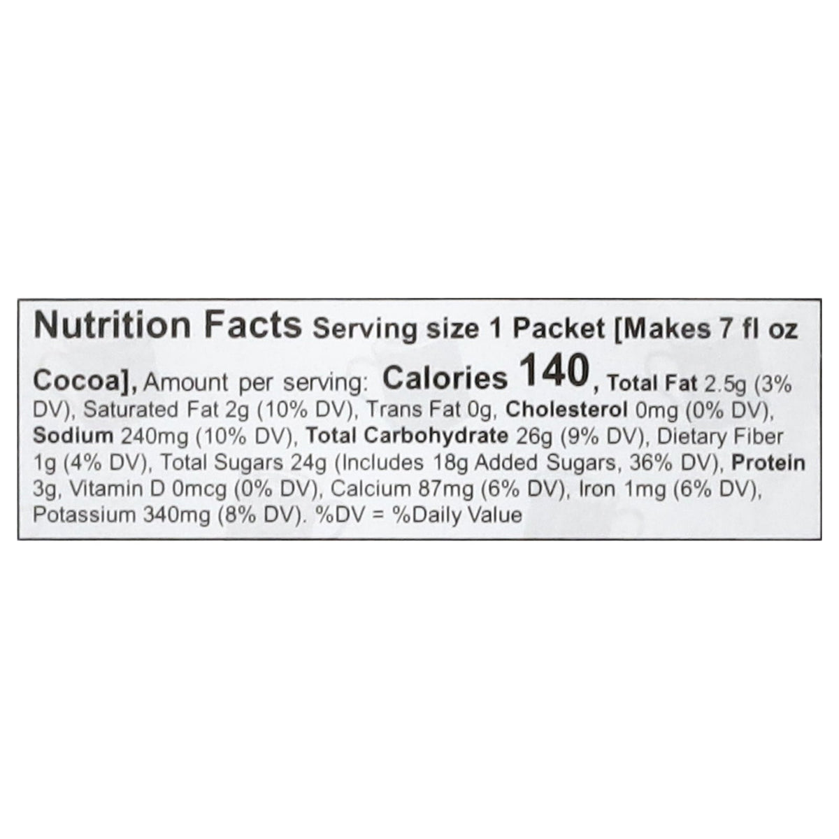 Cocoa Classics Chocolate Mint Cocoa Packets, 1.25 oz (Case of 12)