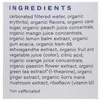 Hiyo Organic Peach Mango Seltzer, 12 fl oz (Case of 12)