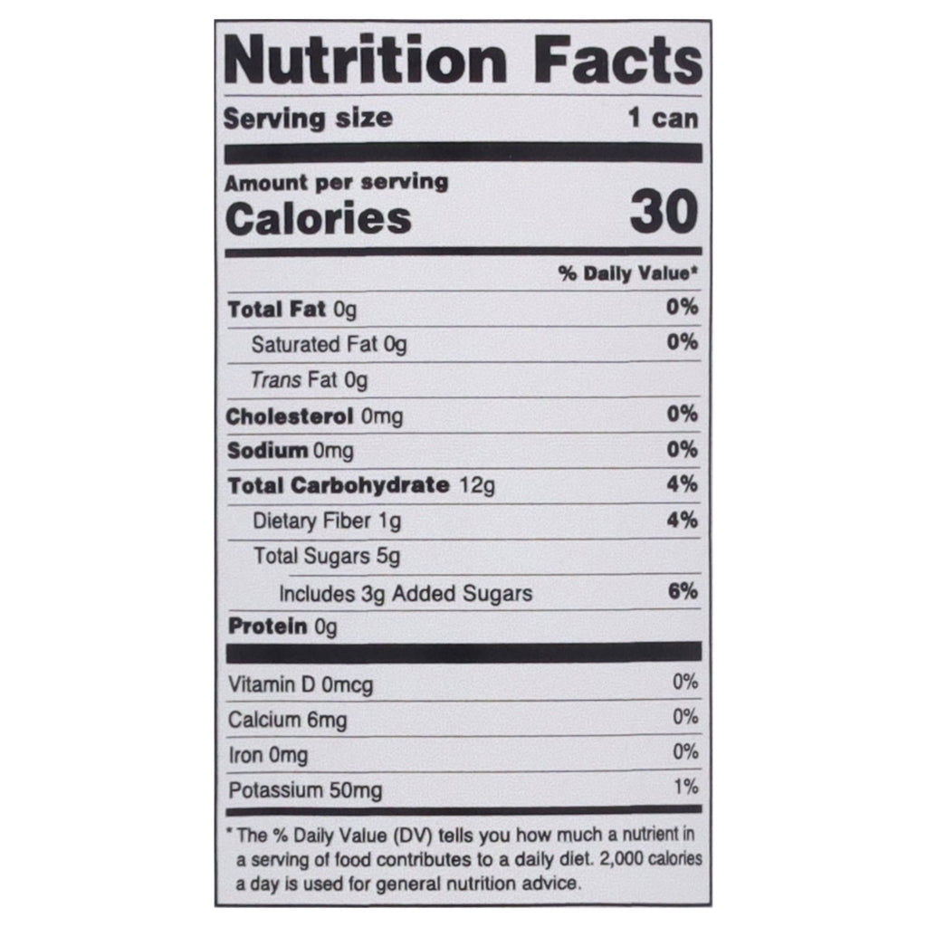 Hiyo Organic Peach Mango Seltzer, 12 fl oz (Case of 12)