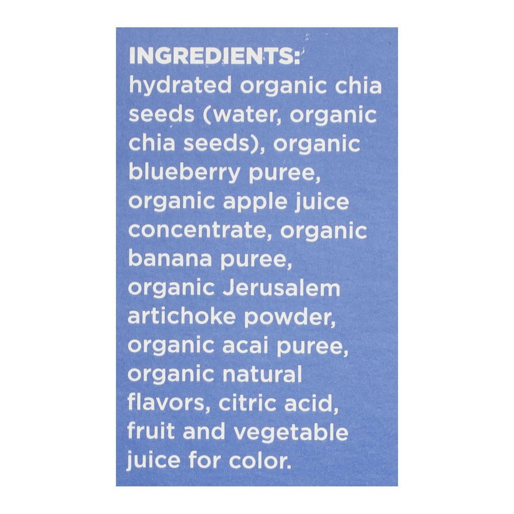 Mamma Chia Chia Squeeze, Blackberry Acai, 4 x 3.5 oz (Case of 6)