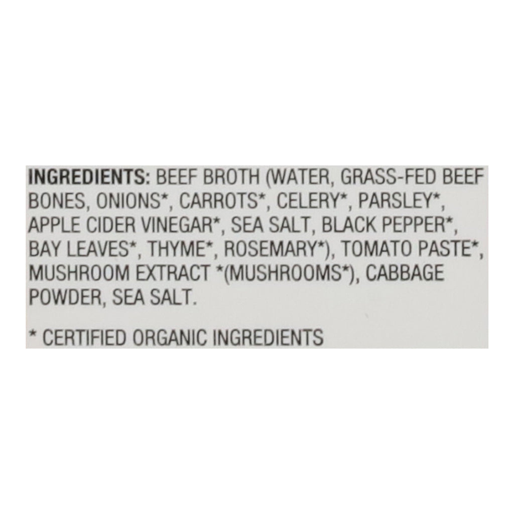 Kettle & Fire Low Sodium Beef Broth, 32 oz (Case of 8)