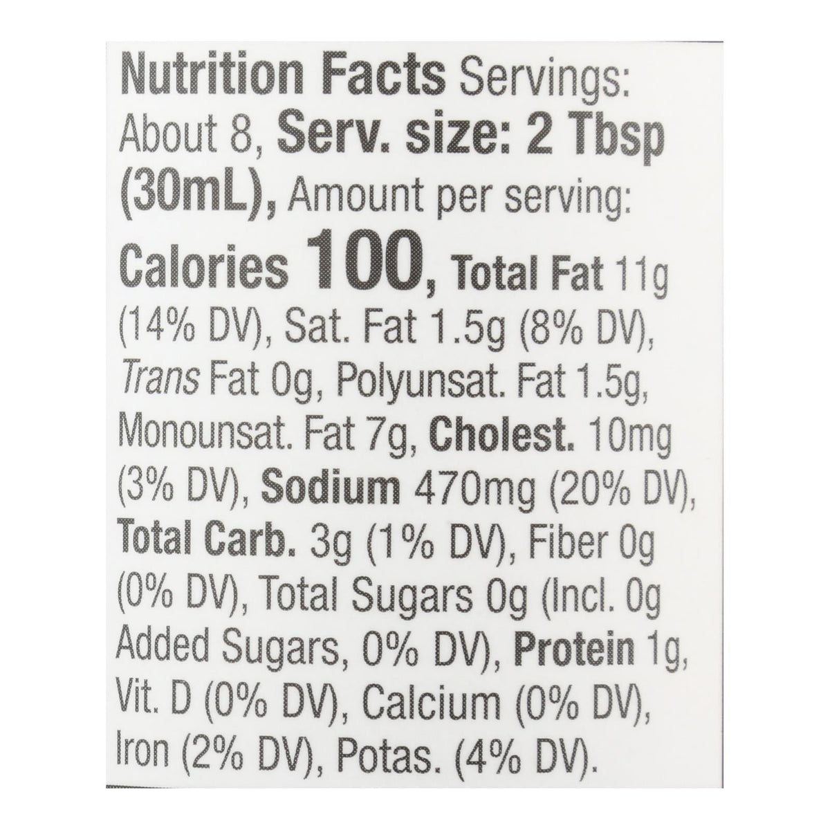 Primal Kitchen Ranch Dressing, 8 fl oz (Case of 6)