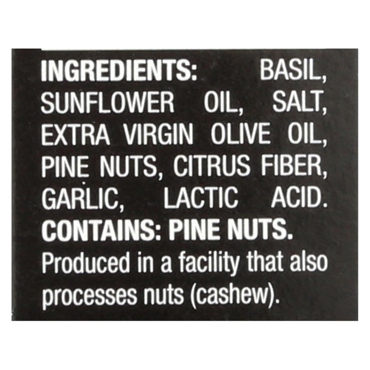 Amore Pesto Paste, 2.8 oz (Case of 12)