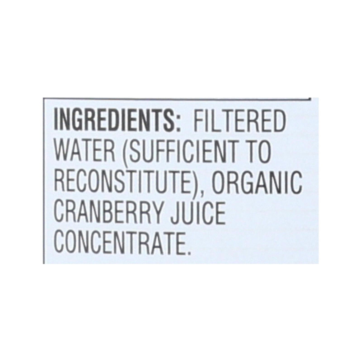 R.W. Knudsen Organic Just Cranberry Juice, 32 fl oz (Case of 6)