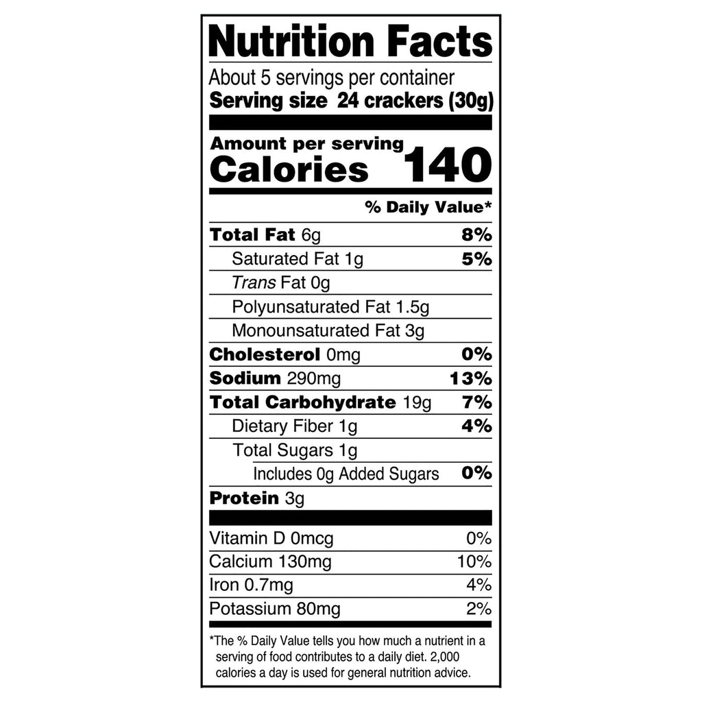 Back to Nature Cheezy Square Crackers, 5 oz (Case of 6)
