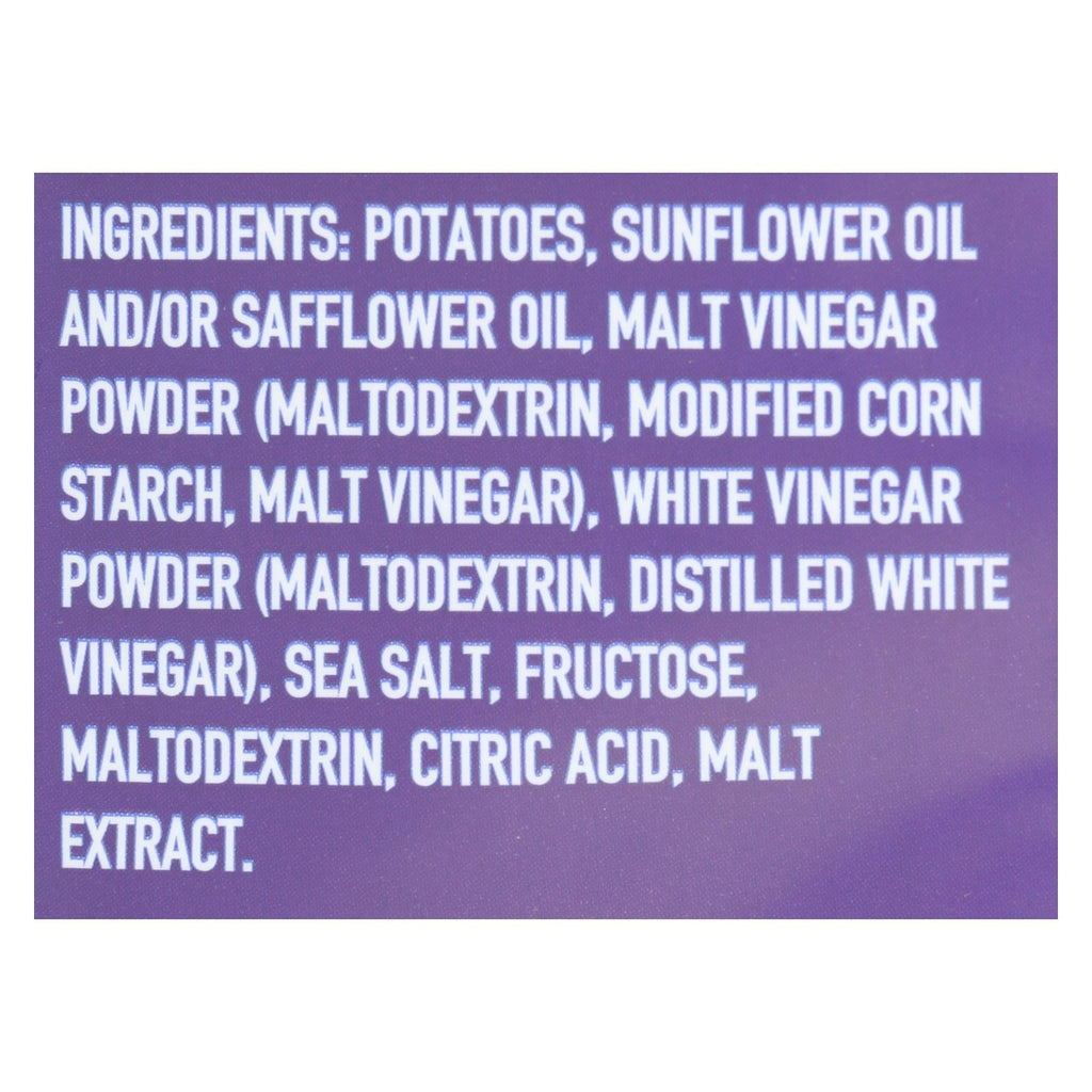 Boulder Canyon Malt Vinegar & Sea Salt Kettle Cooked Chips, 6.5 oz (Case of 12)