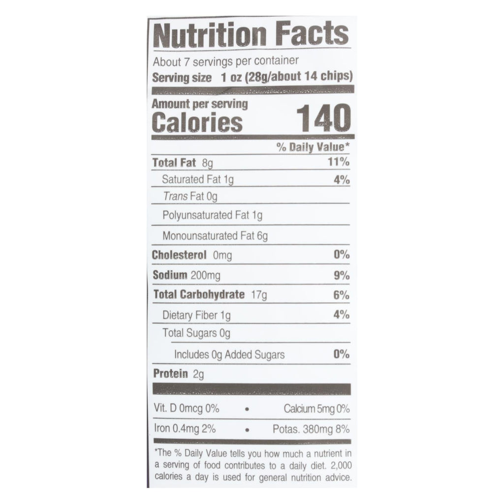 Boulder Canyon Malt Vinegar & Sea Salt Kettle Cooked Chips, 6.5 oz (Case of 12)