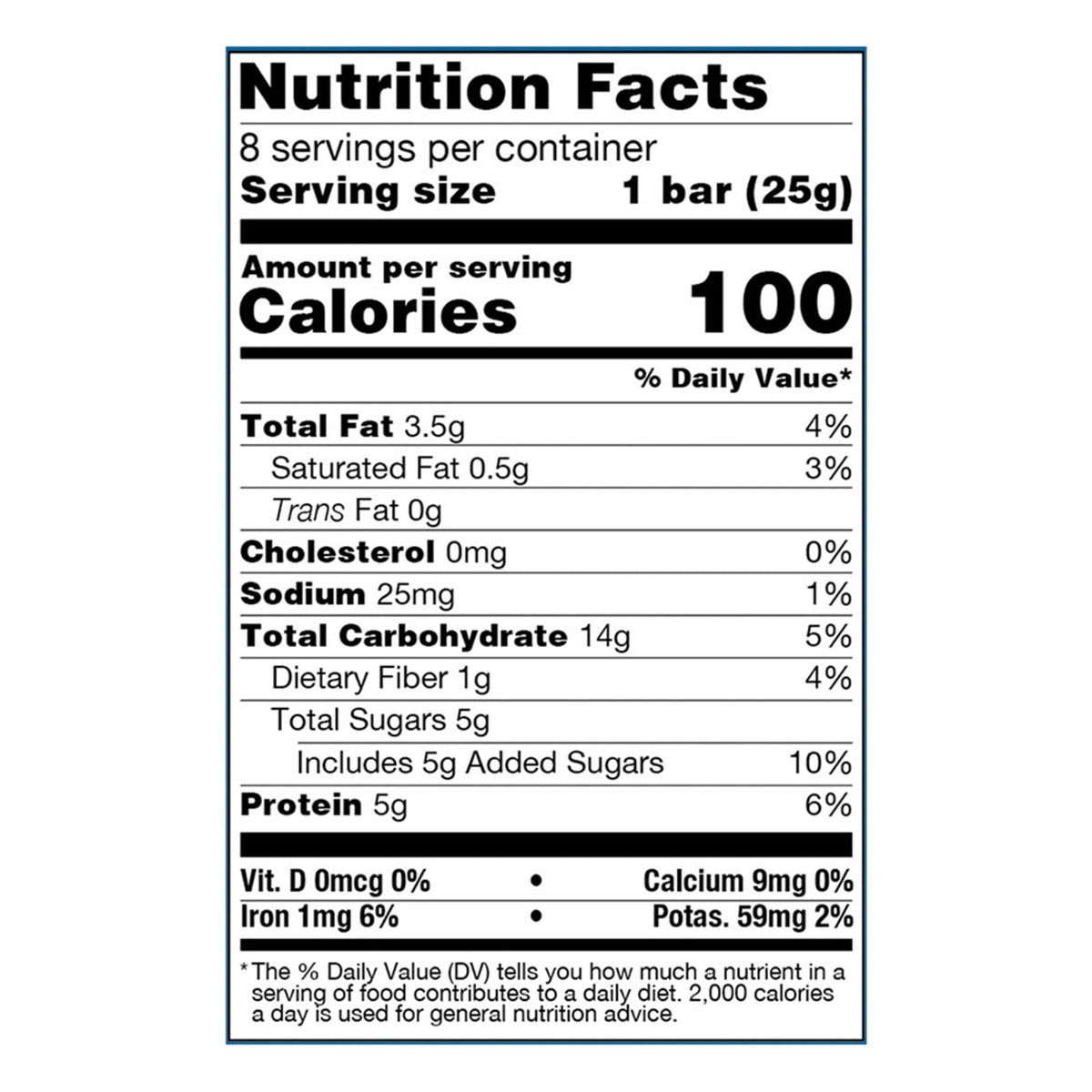 GoMacro Organic Mini Oatmeal Chocolate Chip Bars, 7.2 oz (Case of 8)
