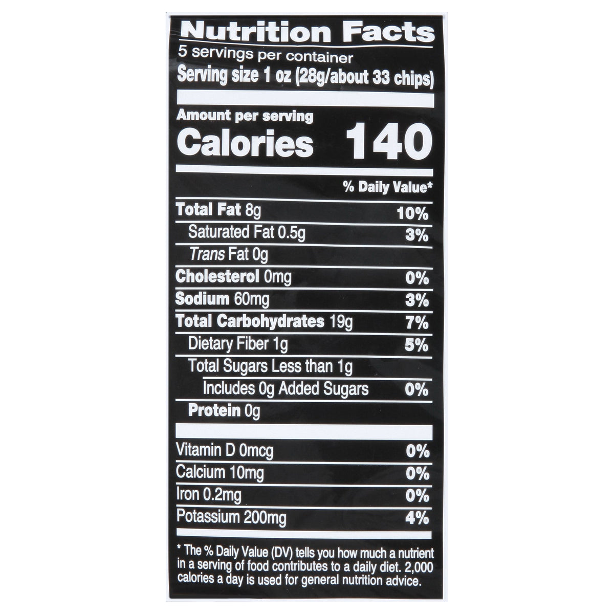 Terra Sea Salt Plantain Chips, 5 oz (Case of 12)