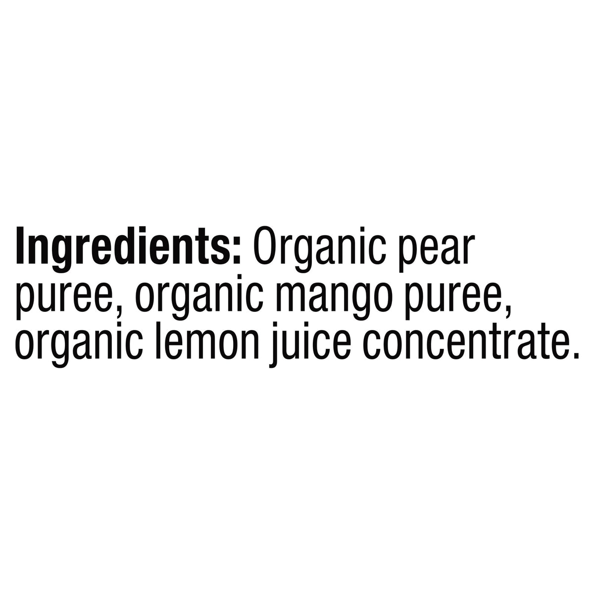 Plum Organics Organic Pear & Mango Baby Food, 4 oz (Case of 12)