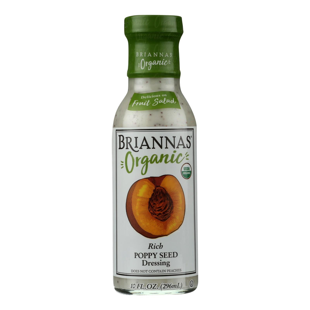 Brianna's Poppy Seed Salad Dressing, 10 fl oz (Case of 6)