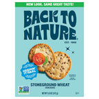Back to Nature Original Stoneground Wheat Crackers, 5 oz (Case of 6)