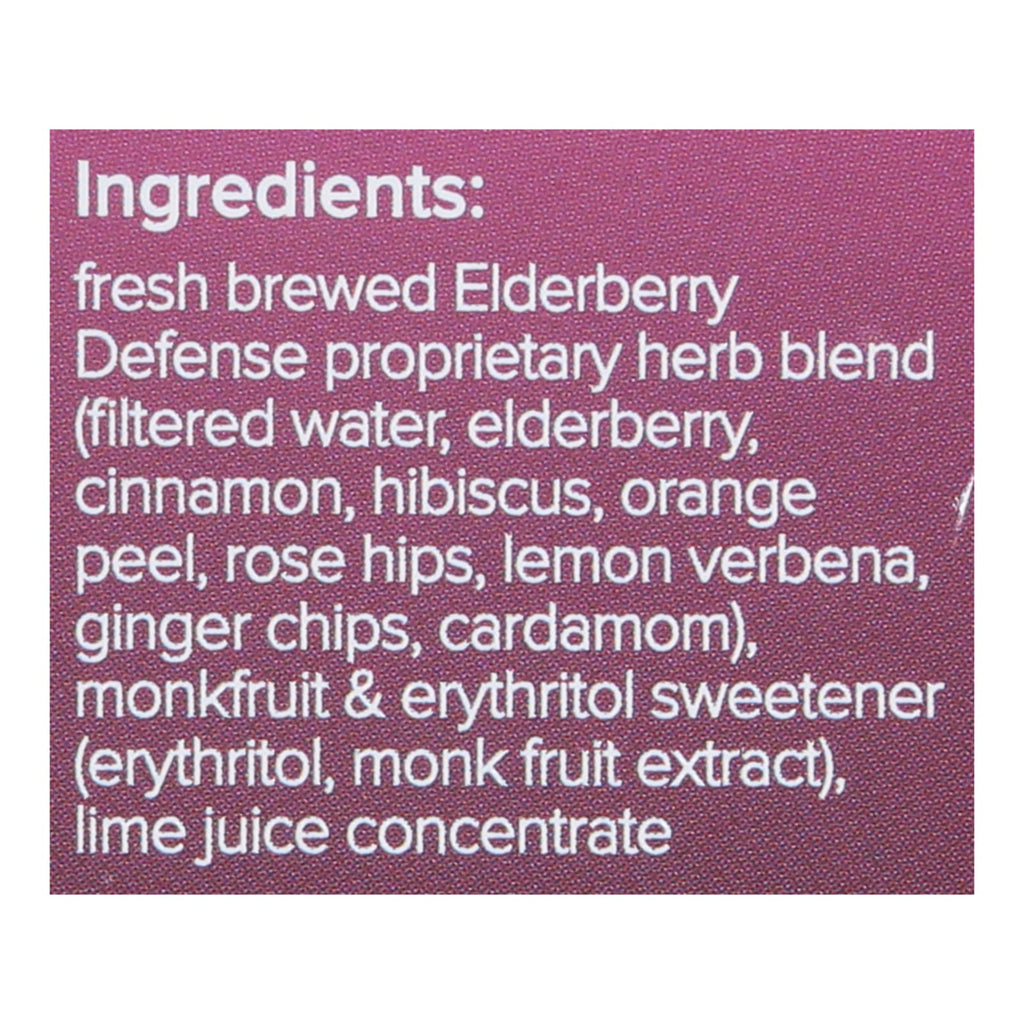 Goldthread Elderberry Defense Plant-Based Tonic, 10.5 fl oz (Case of 12)