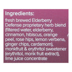 Goldthread Elderberry Defense Plant-Based Tonic, 10.5 fl oz (Case of 12)
