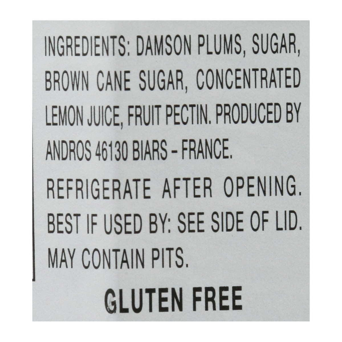 Bonne Maman Damson Plum Conserve, 13 oz (Case of 6)
