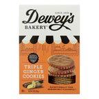 Dewey's Bakery Moravian Style Triple Ginger Cookie Thins, 9 oz (Case of 6)
