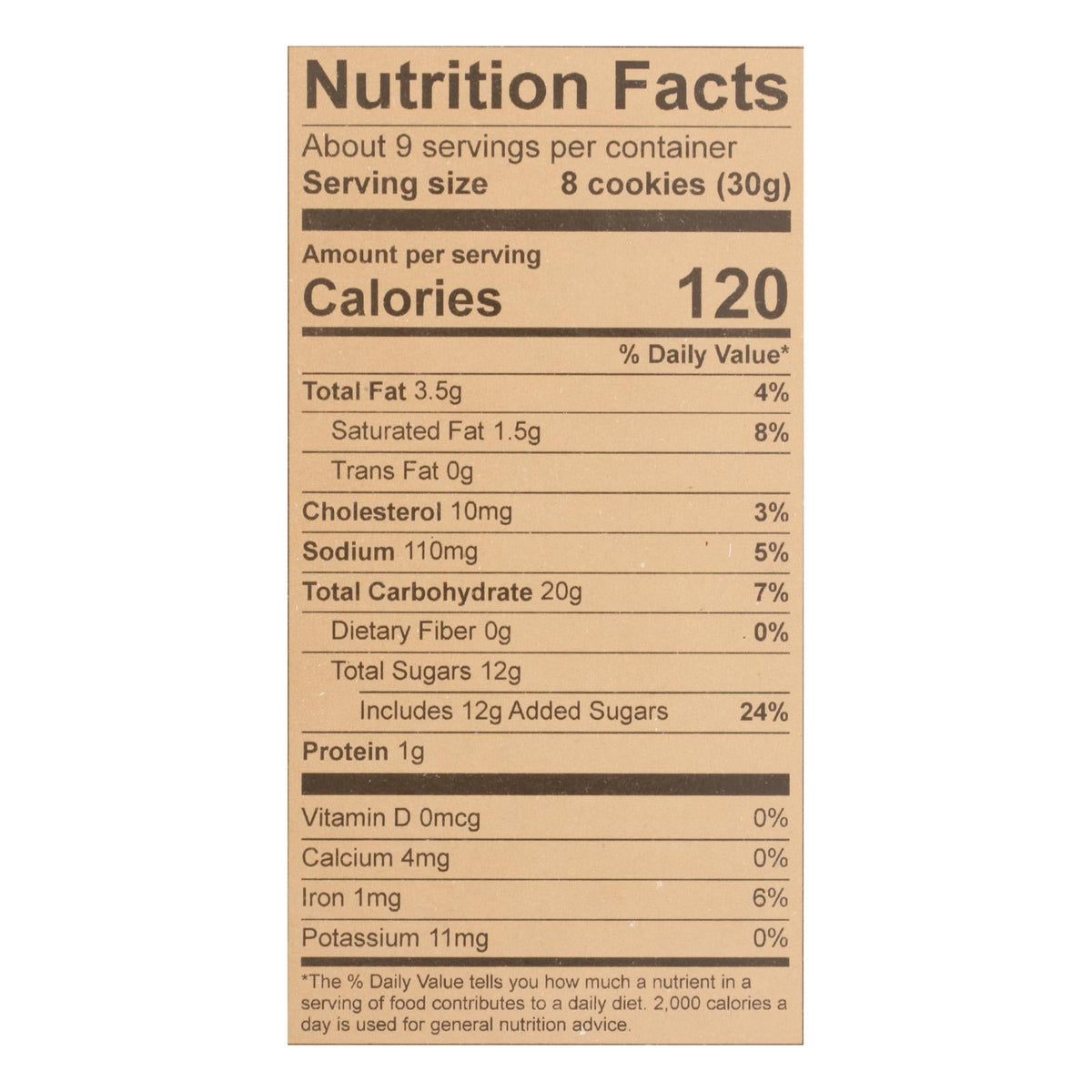 Dewey's Bakery Moravian Style Triple Ginger Cookie Thins, 9 oz (Case of 6)