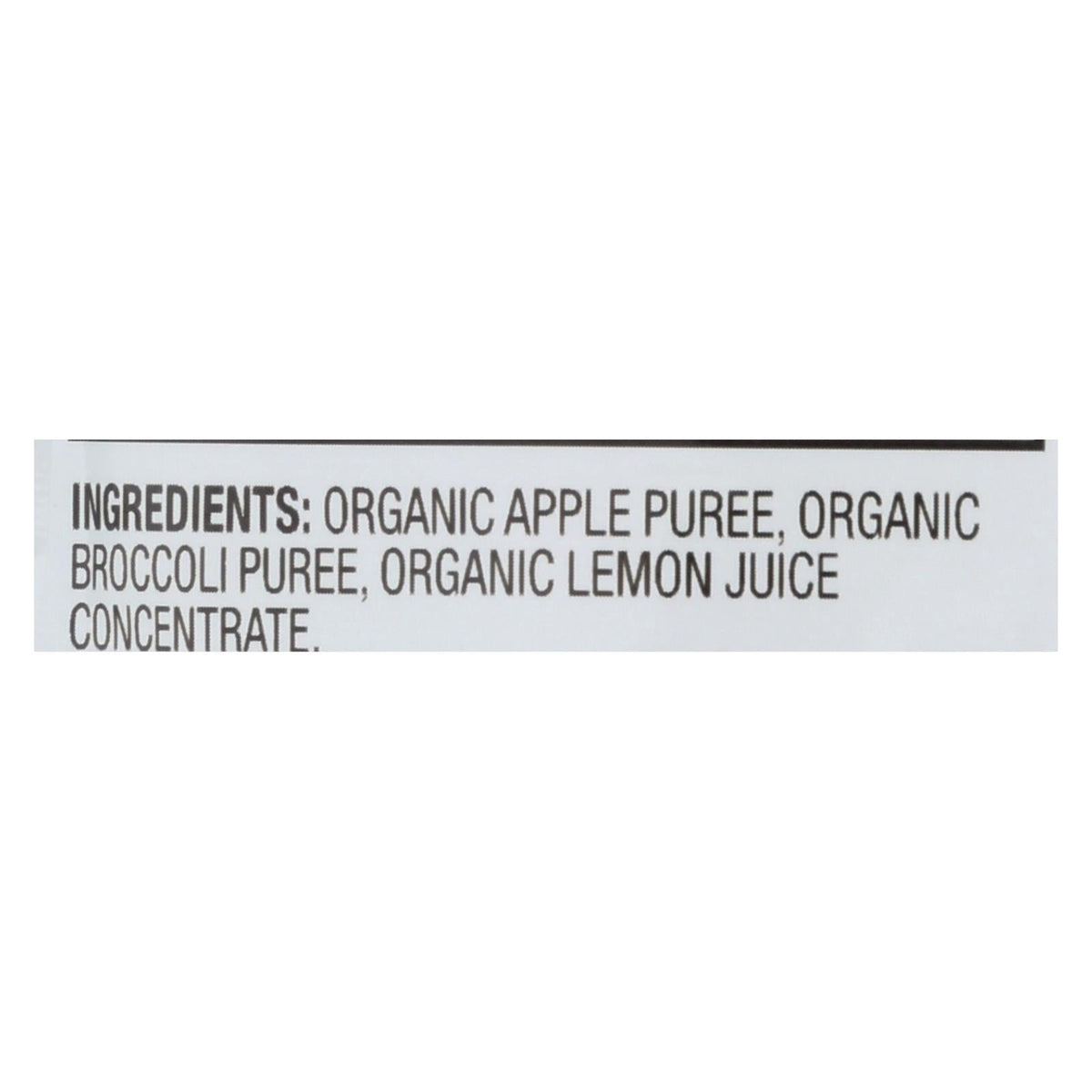 Plum Organics Broccoli Apple Baby Food, 4 oz (Case of 12)