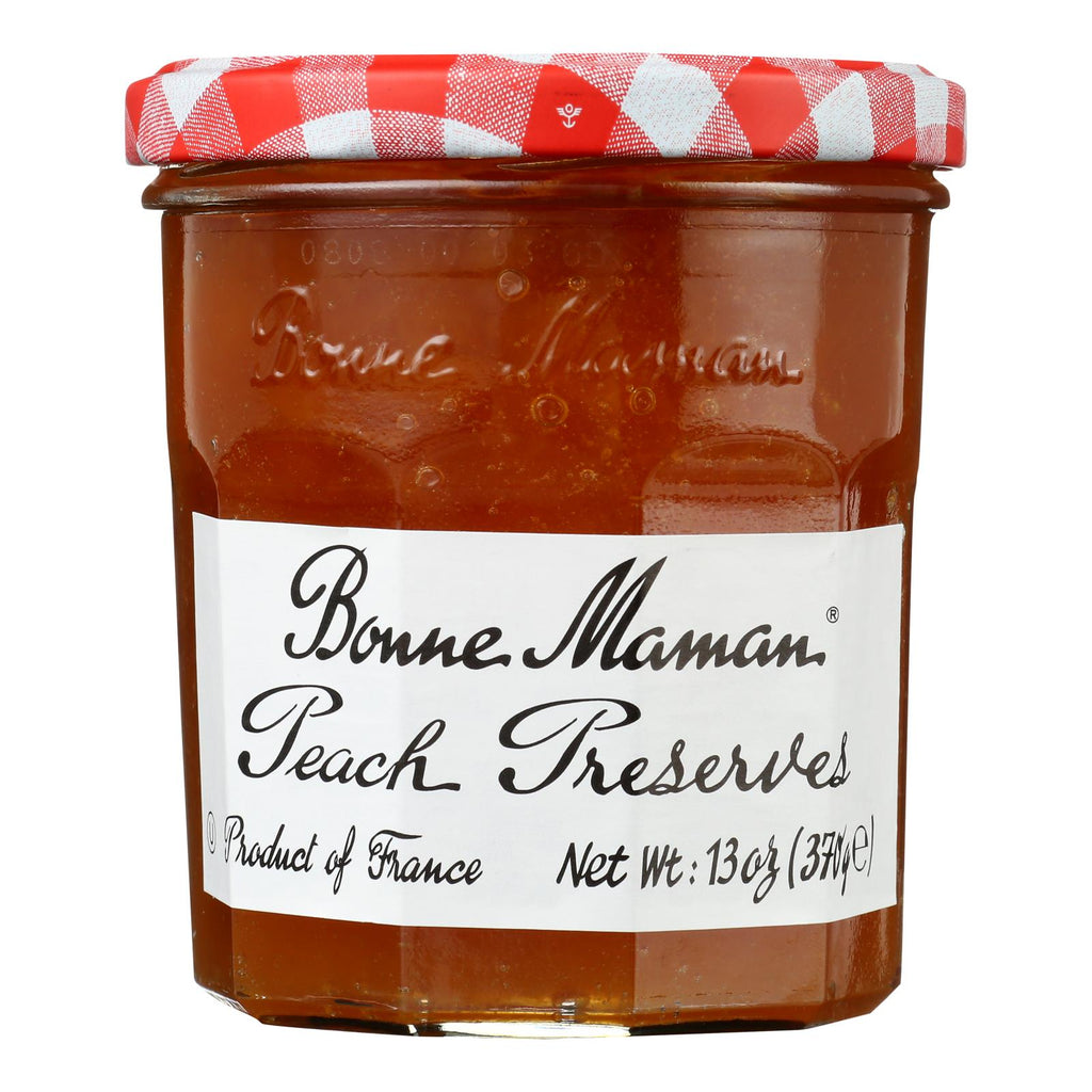 Bonne Maman Peach Conserve, 13 oz (Case of 6)