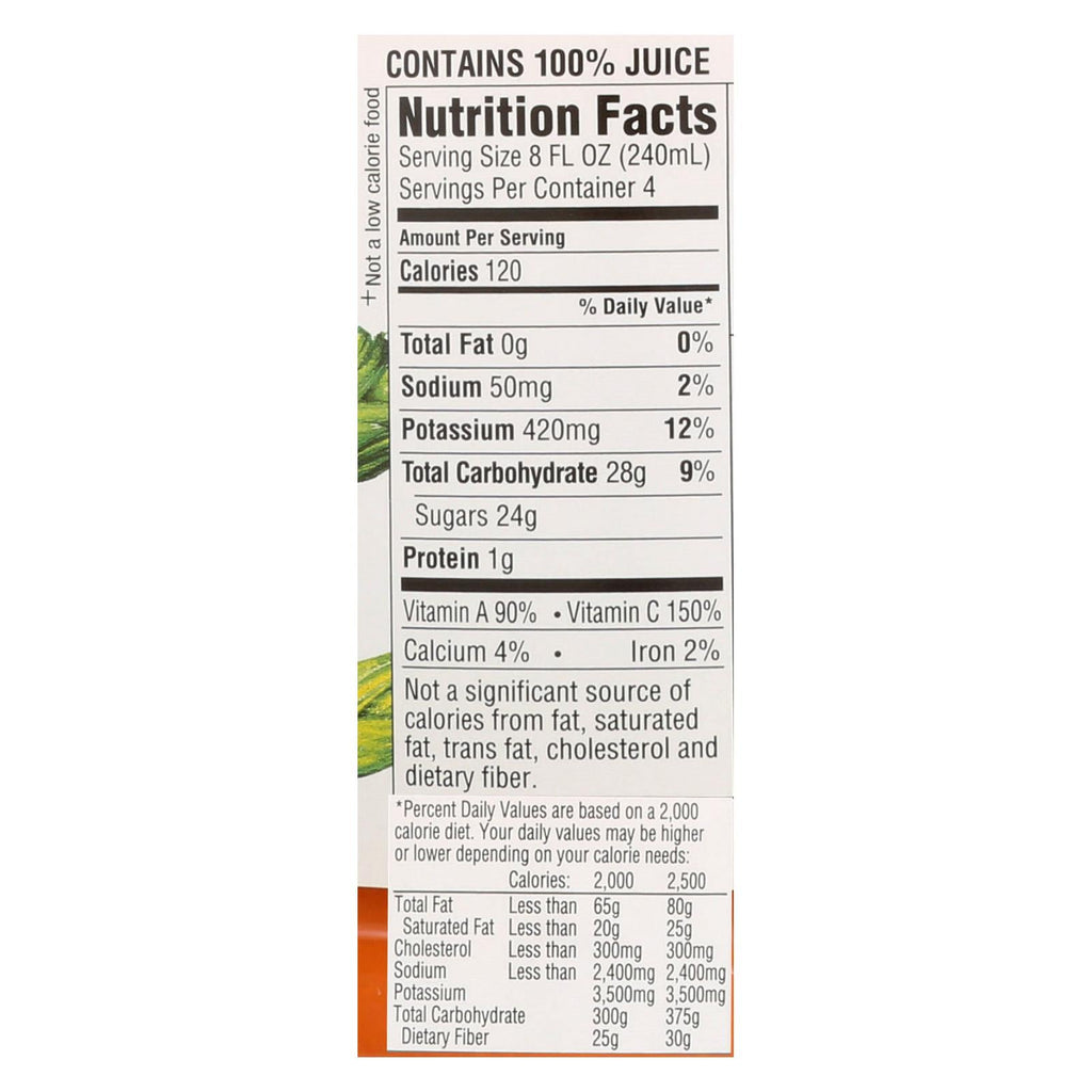 R.W. Knudsen Organic Orange Carrot Juice, 32 fl oz (Case of 6)