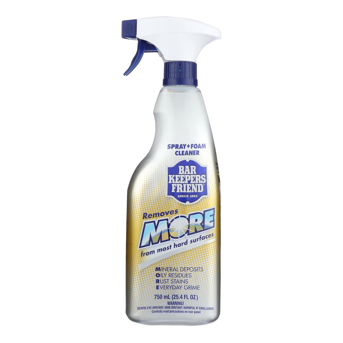 Bar Keepers Friend Spray & Foam Cleaner, 25.4 fl oz (Case of 6)
