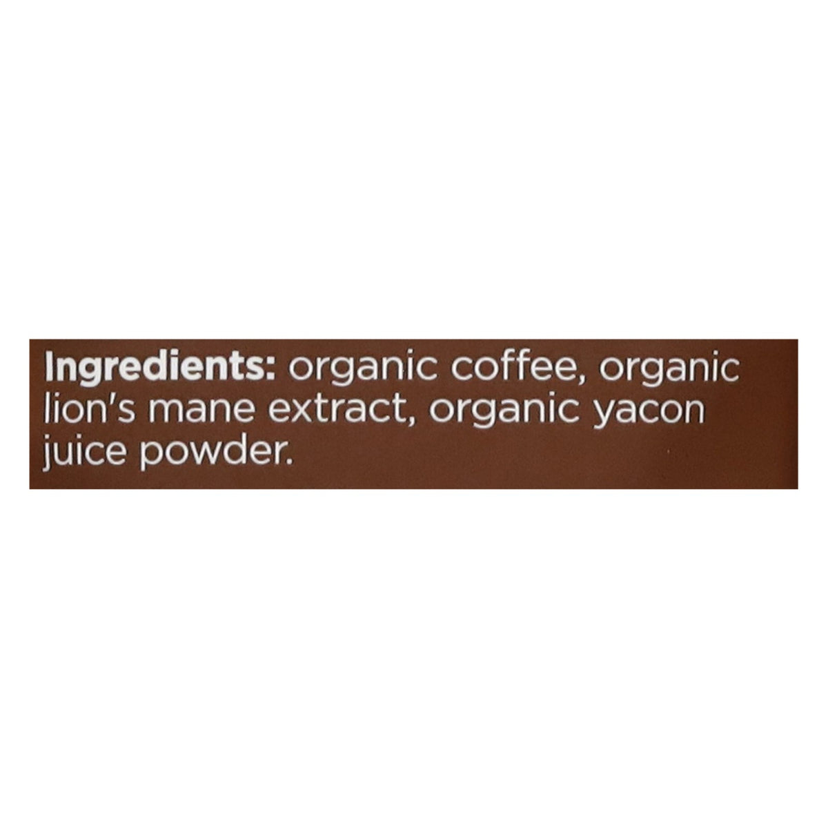Four Sigmatic Organic Think Whole Bean Mushroom Coffee, 10 oz (Case of 8)