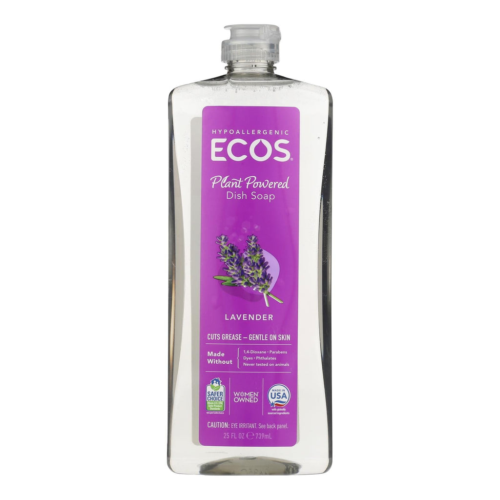 Earth Friendly Products Dishmate Dish Liquid, Lavender, 25 fl oz