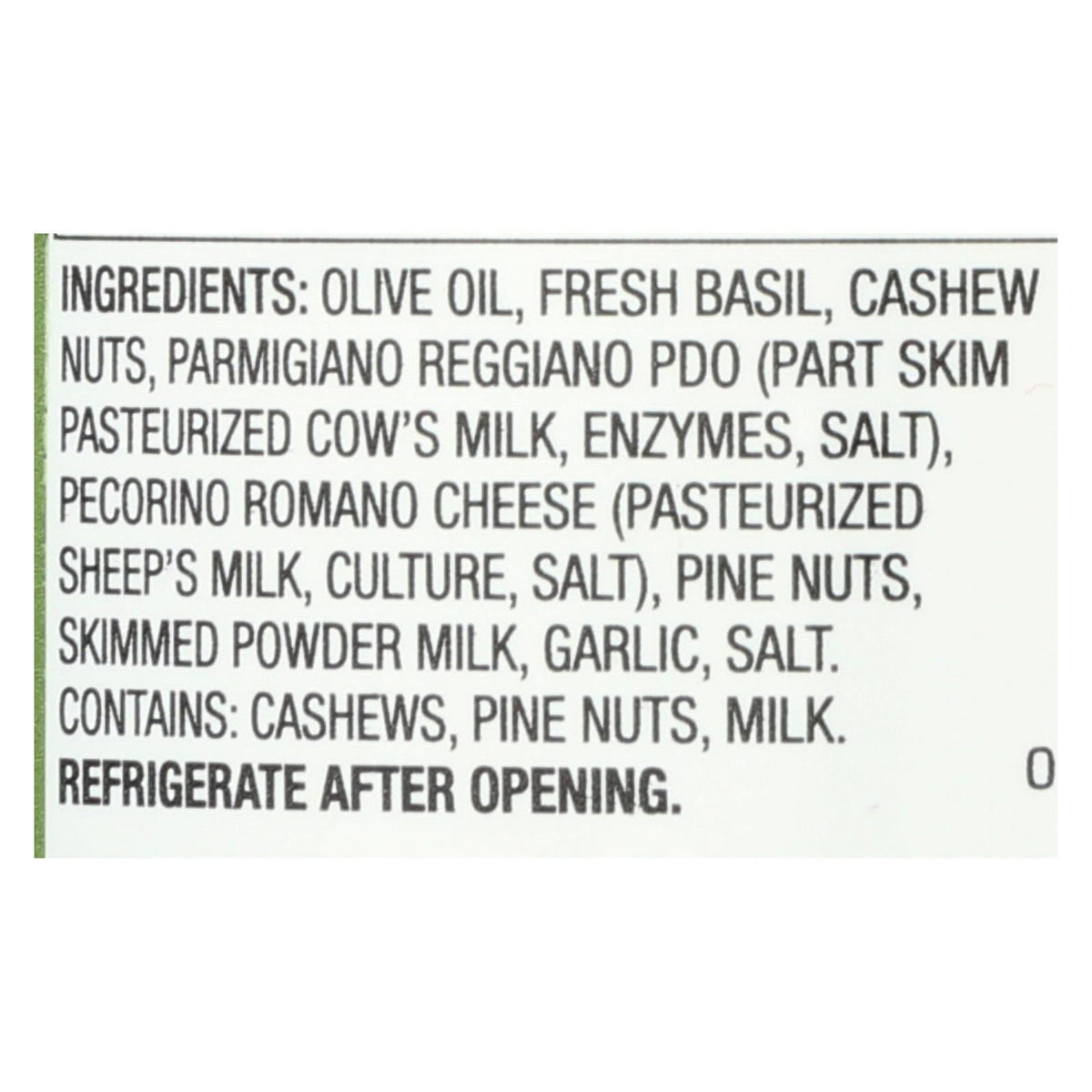 DeLallo Simply Pesto Traditional Basil Sauce, 6.35 oz (Case of 12)
