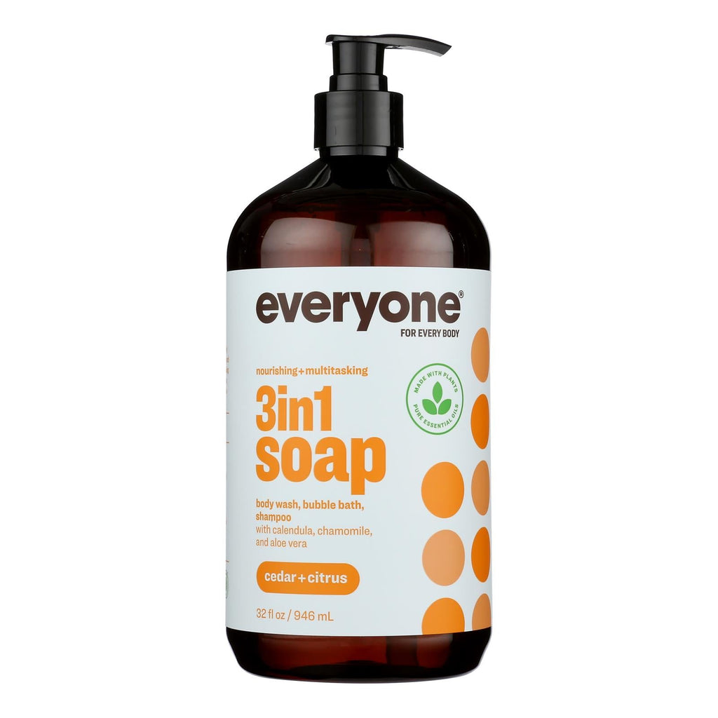 Everyone Men's Soap, Cedar and Citrus, 32 oz