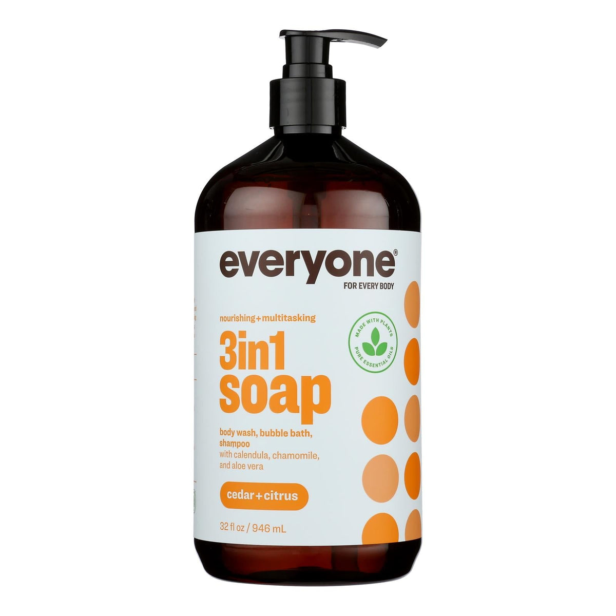 Everyone Men's Soap, Cedar and Citrus, 32 oz