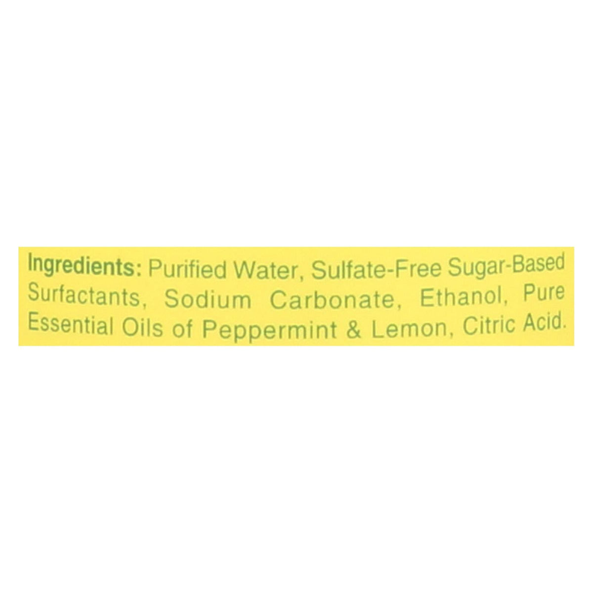 Rebel Green Peppermint Lemon Glass Spray, 32 fl oz (Case of 4)